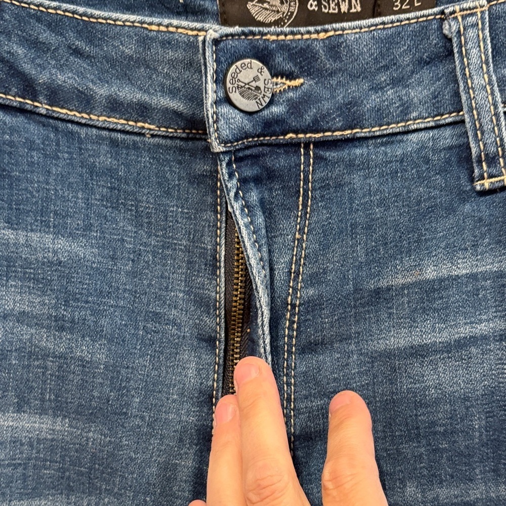 Adam Men's Relaxed Fit Indigo Jeans - Picture 3 of 7